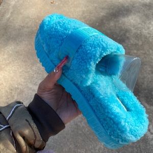Crystal blue UGG slides | womens size 7 .Brand new